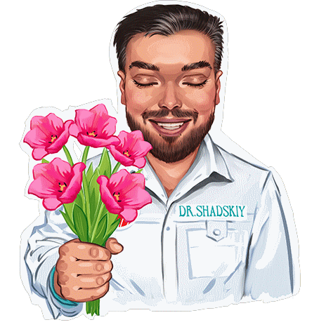 Цветы Sticker by Oleg Shadskiy