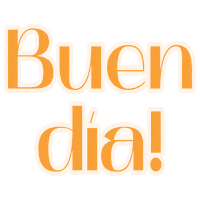Buen Dia Sticker by Fruto Blanco