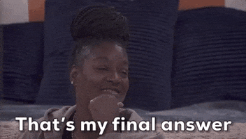That's My Final Answer