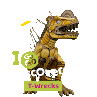 T-Rex Dinosaur Sticker