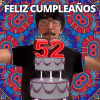 ¡Feliz 52.º cumpleaños!