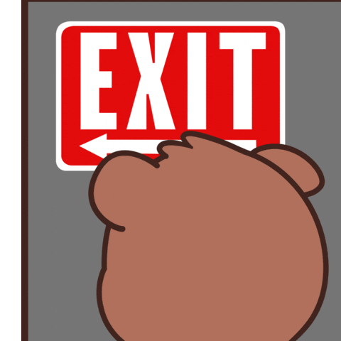 Teddy Bear Goodbye GIF by BEARISH