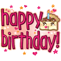 Happy Birthday Love Sticker by Pixel Parade App