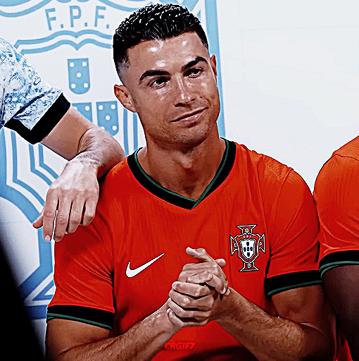 Excited Cristiano Ronaldo GIF