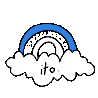 Rainbow Sky Sticker by Ito