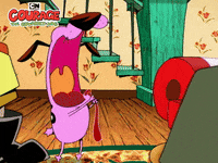 Courage The Cowardly Dog Balloon GIF by Cartoon Network