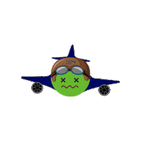 Avion Sticker by Feria Aeroespacial Mexico