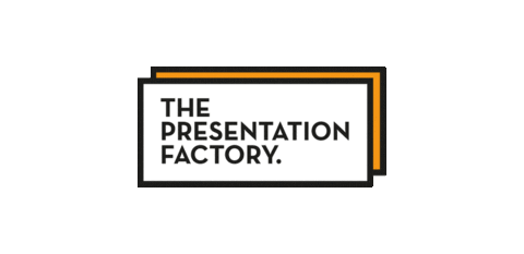 Thepresentationfactory giphyupload logo design presentation Sticker