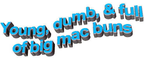 big mac text float Sticker by AnimatedText