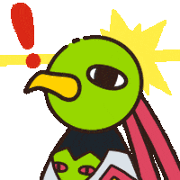 Gasp Alarm Sticker by Pokémon