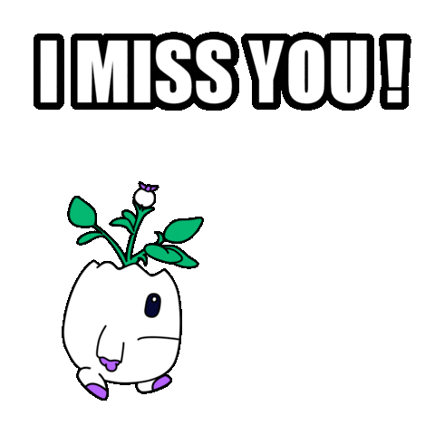 Sad Miss You Sticker by Magic Eden