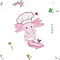 fotofritte food hungry brioches axolot Sticker