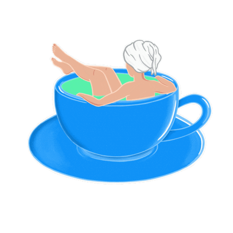 adanielamartins tea gossip tea time spill the tea Sticker