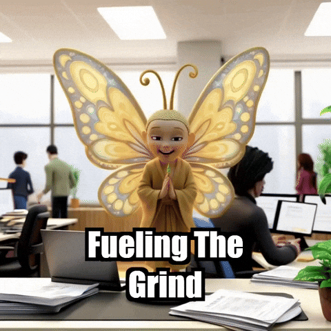 Productivity Lunchbreak GIF by BuddhaFlyJourney