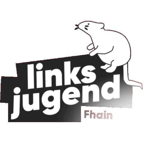 SolidBerlin solid friedrichshain linksjugend ratte Sticker