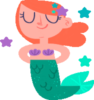Girl Star Sticker