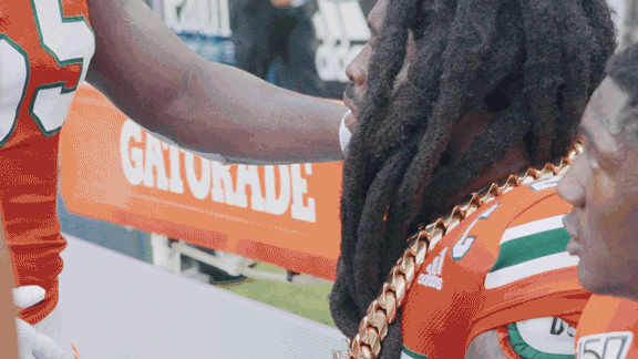 Canes Football GIF by Miami Hurricanes