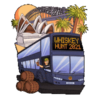Bus Whiskey Sticker by OrrsumSpirits