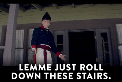 comedy central stairs GIF by Drunk History