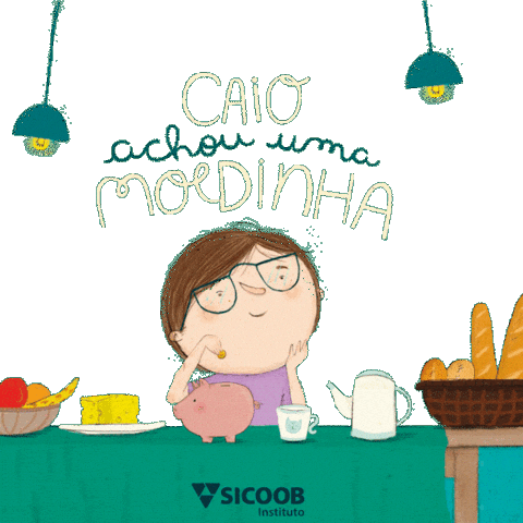 Moeda Sticker by Sicoob Vale do Vinho