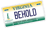 Nsu Behold Sticker by Norfolk State University
