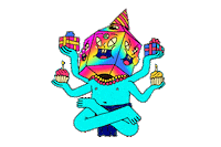 birthday party STICKER by Studios Stickers