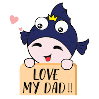 StarFishkk fathersday ilovedad lovedaddy ilovestarfish Sticker