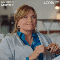 Lucy Lawless Omg GIF by Acorn TV Latin America