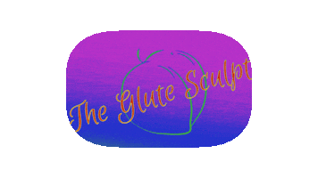 TheGluteSculpt ass booty peach weights Sticker