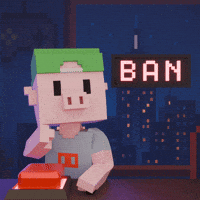 Ban GIF by Meebits
