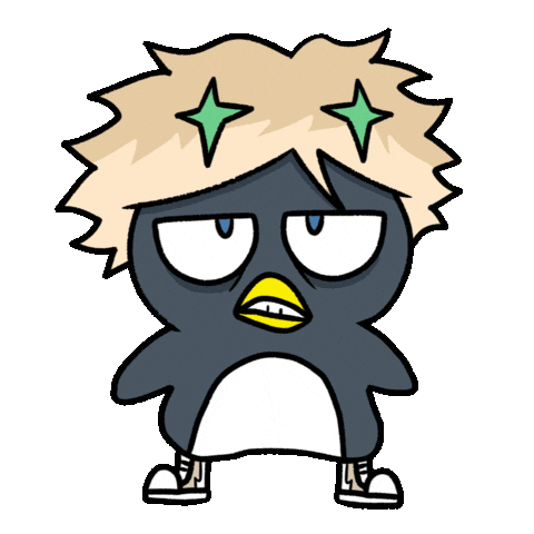 Star Penguin Sticker