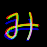 AimerDesign mi ひらがな aimerdesign ミ GIF