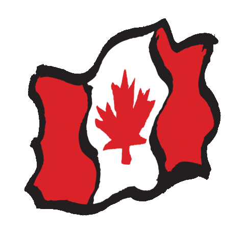 Canadian Flag Sticker