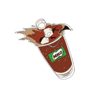 Good Morning Milo Sticker by MILO_Singapore