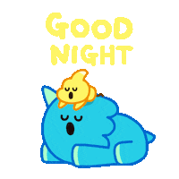 Sleepy Good Night Sticker by DINOSALLY