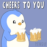 Cold Beer GIF by Pudgy Penguins