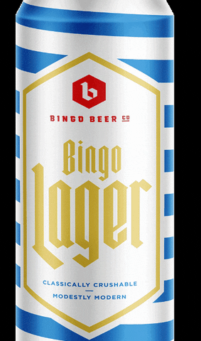 JayBingoBeer bingo bingo beer co bingo lager classically crushable GIF