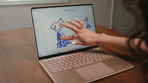 Ms Paint Fashion GIF by Microsoft Surface