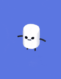 TOVI_work marshmallow 마시멜로 멜로미 마시멜로미 GIF