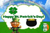 St Patricks Day Rainbow GIF
