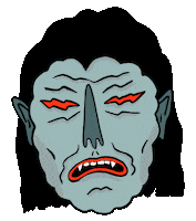 Halloween Vampire Sticker by ffembroidery