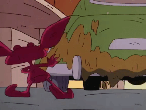 nickrewind giphydvr nicksplat aaahh real monsters giphyarm044 GIF