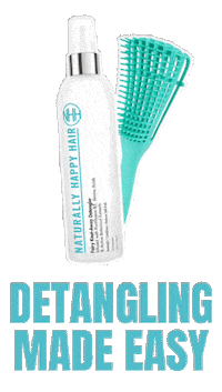 Teamnatural Detangle Sticker by Naturally Happy Hair
