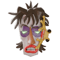 Halloween Mask Sticker