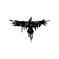 Raven Sticker by Hydrus Poetry