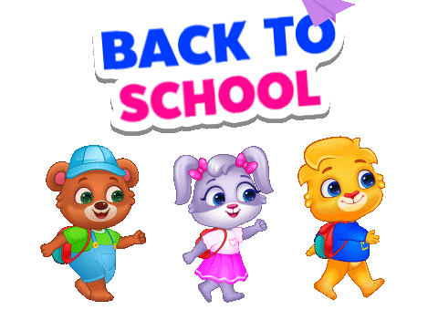Studying Back To School Sticker by Lucas and Friends by RV AppStudios