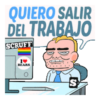 Work Lgbt Sticker by SCRUFF