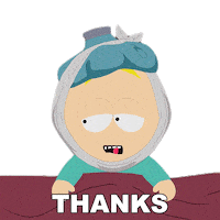 Sick Thanks Sticker by South Park
