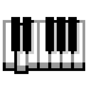 Piano Pianist Sticker