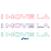 Los Angeles La Sticker by ASICS